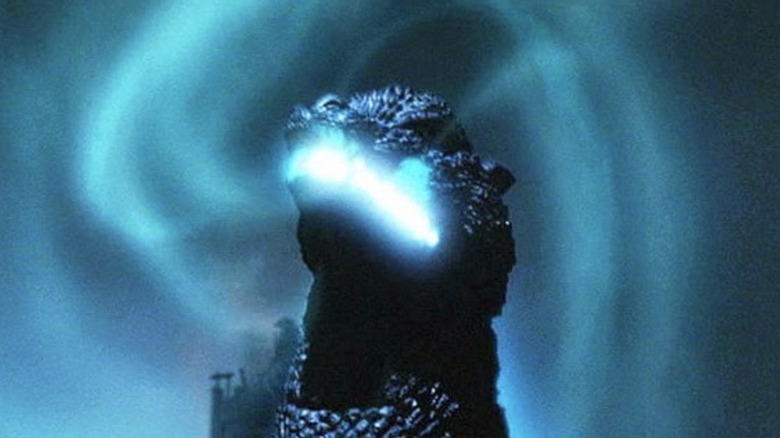 Godzilla powers-up his atomic heat ray