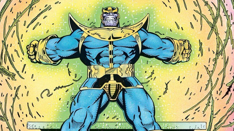 Thanos experiencing dramatic shifts in reality in Thanos Quest #1