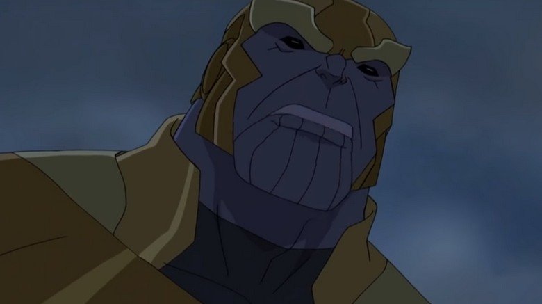 Thanos from the Guardians of the Galaxy animated series