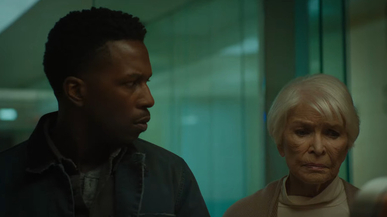 Ellen Burstyn and Leslie Odom Jr. worried