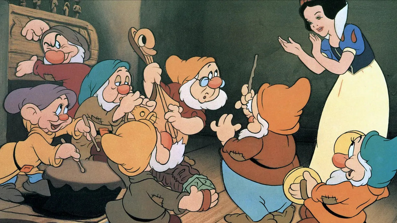 The Dwarfs play music ...like Thorin and company?