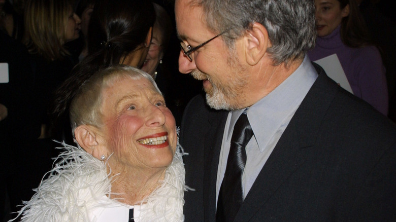 Steven Spielberg and his mother Leah