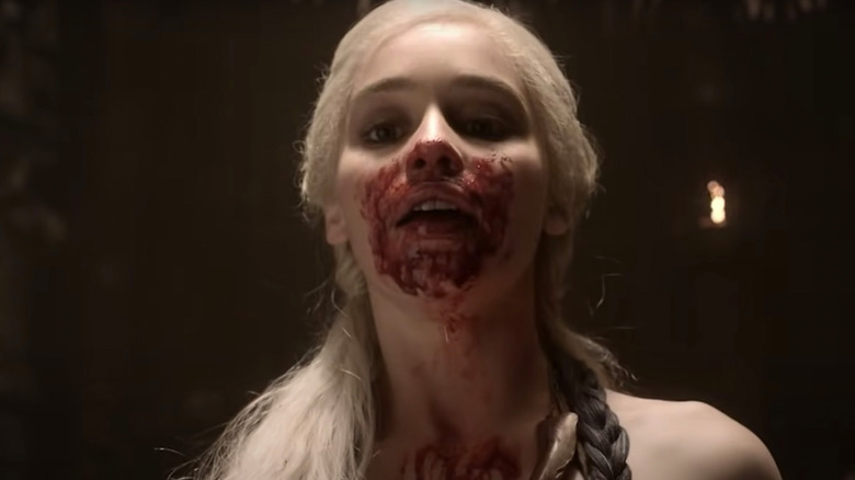 Daenerys after eating horse heart