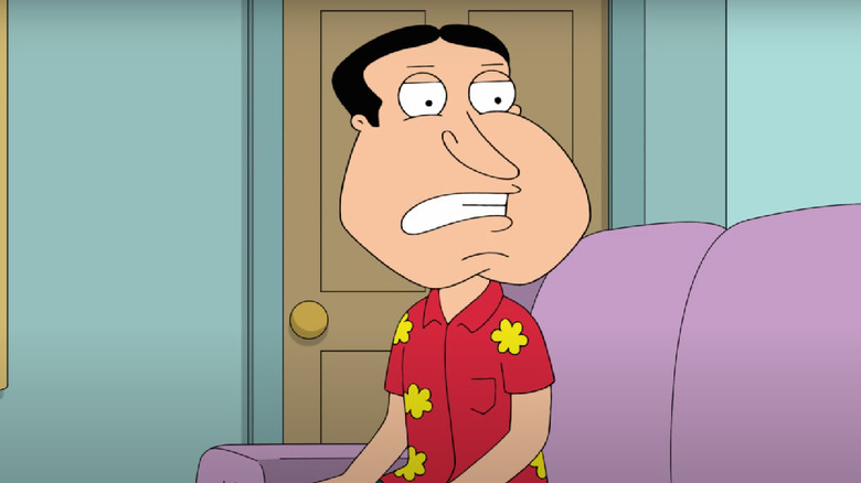 Quagmire looking annoyed