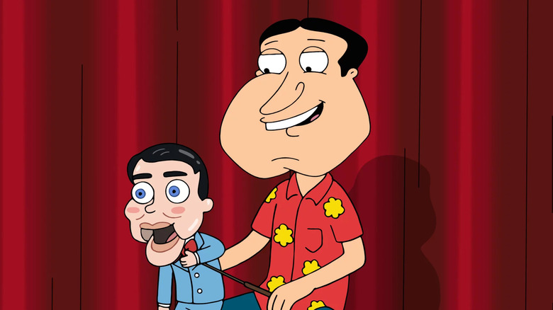 Quagmire with puppet