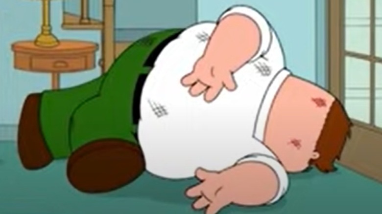 Peter Griffin falling down