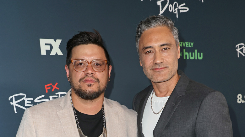 Waititi and Harjo on the red carpet