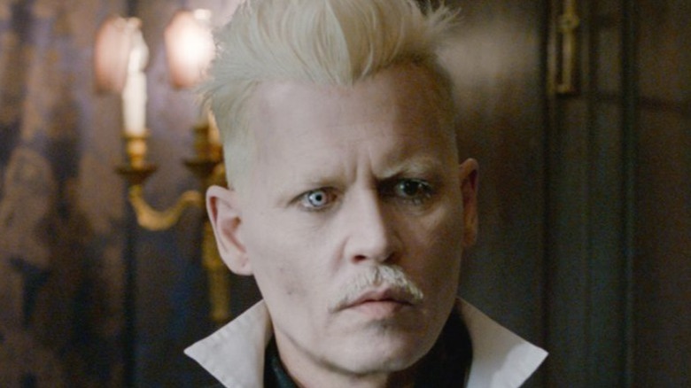 Gellert Grindelwald looking serious