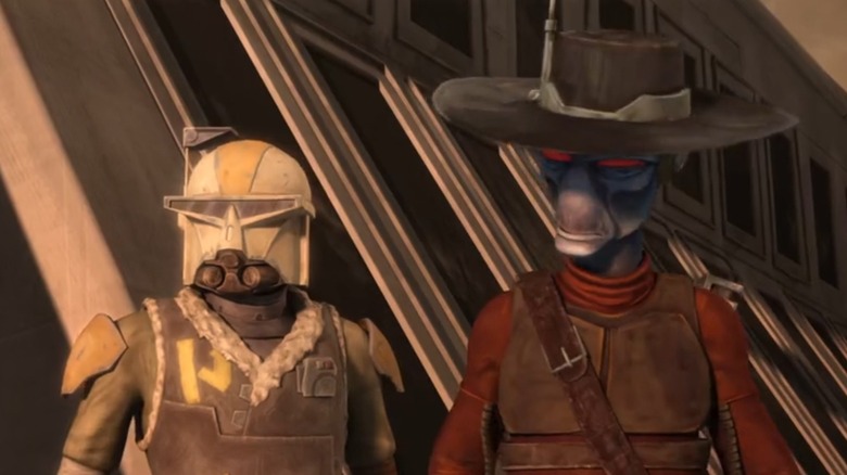 Cad Bane being suspicious