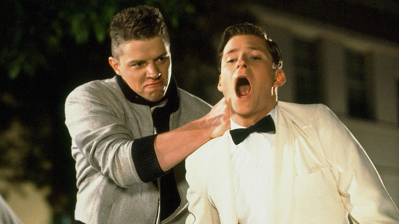 Biff Tannen attacking George McFly