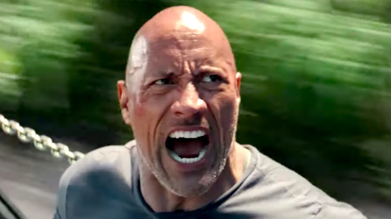 Dwayne Johnson in Hobbs and Shaw