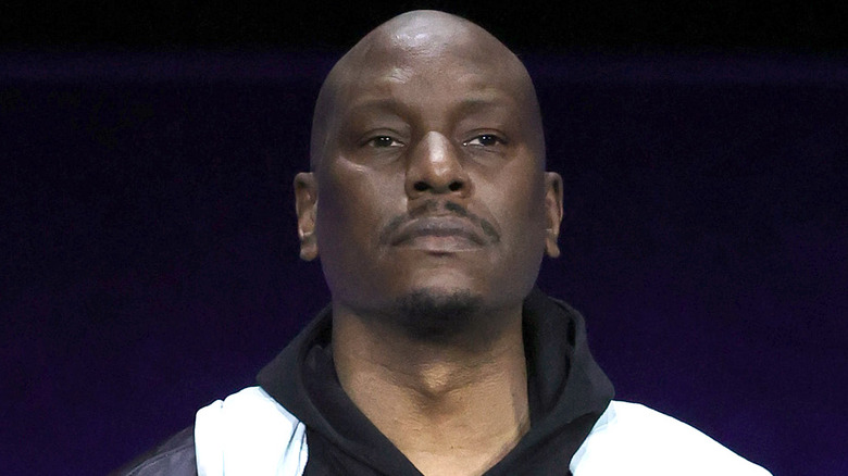 Tyrese Gibson serious face