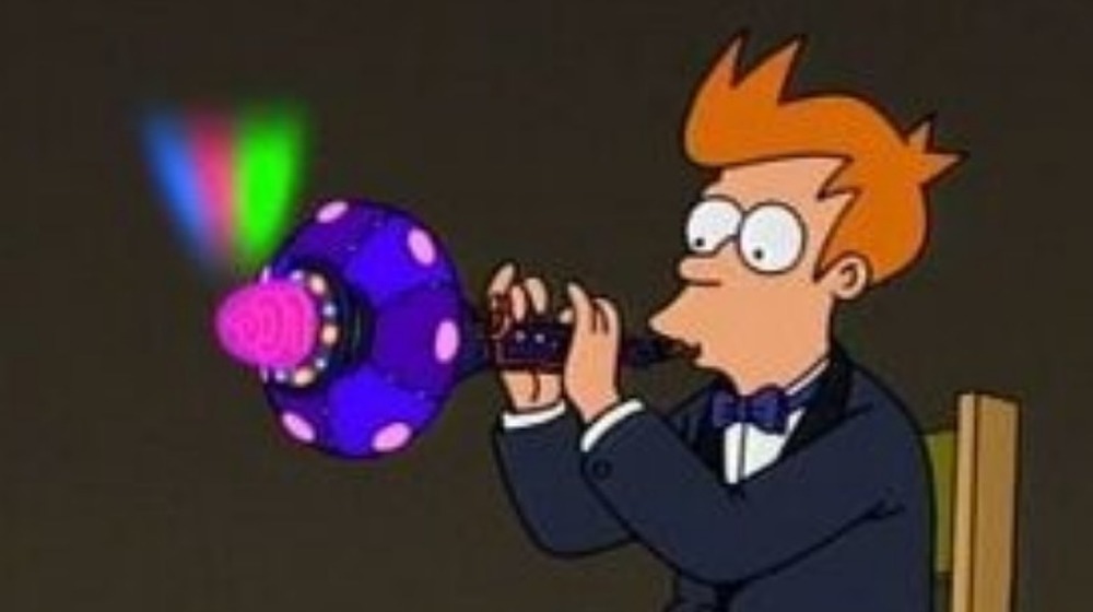 Fry playing the holophonor