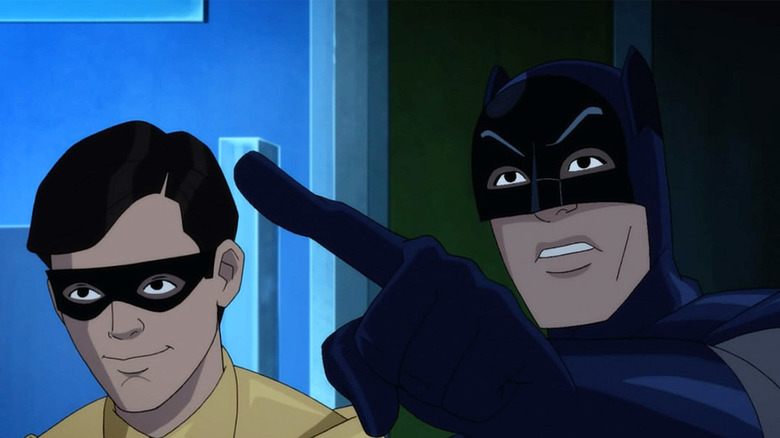 Batman pointing