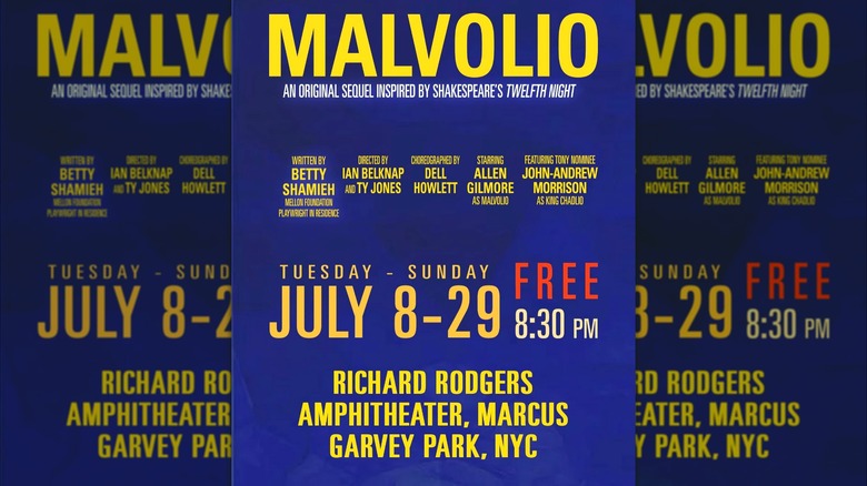 Malvolio promo poster