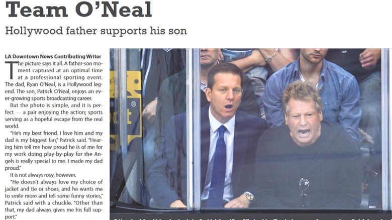 Ryan O'Neal and son article