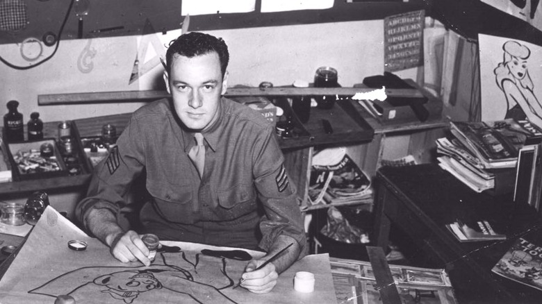 Stan Lee in WWII uniform