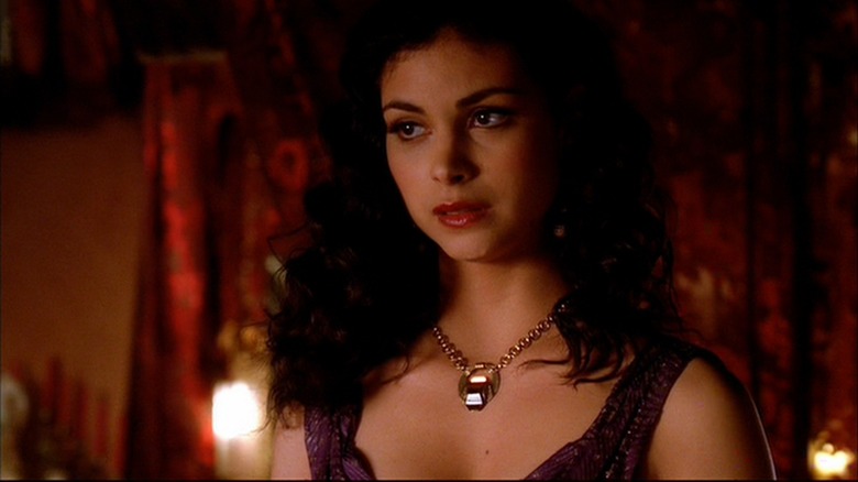 Firefly character Inara in her room