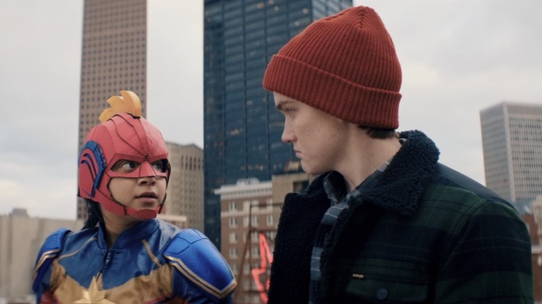 Iman Vellani and Matt Lintz in Ms. Marvel