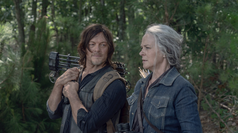 Daryl and Carol crossbow