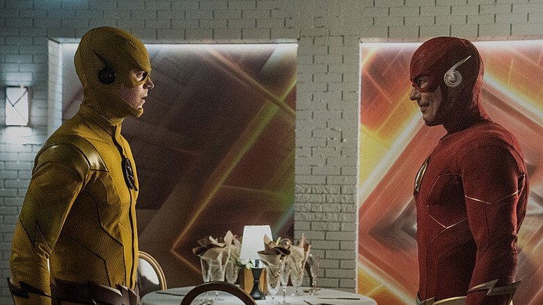 The Flash and Eobard Thawne face off