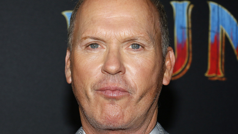 Michael Keaton at movie premiere