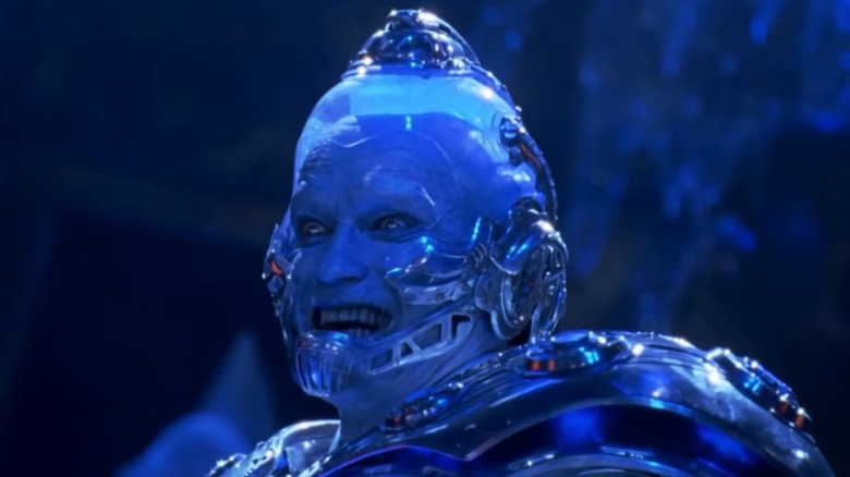 Mr. Freeze delivers a pun