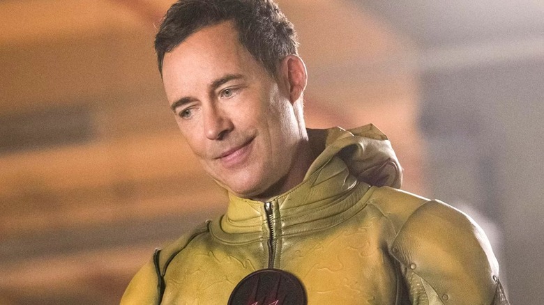 Reverse-Flash smirking