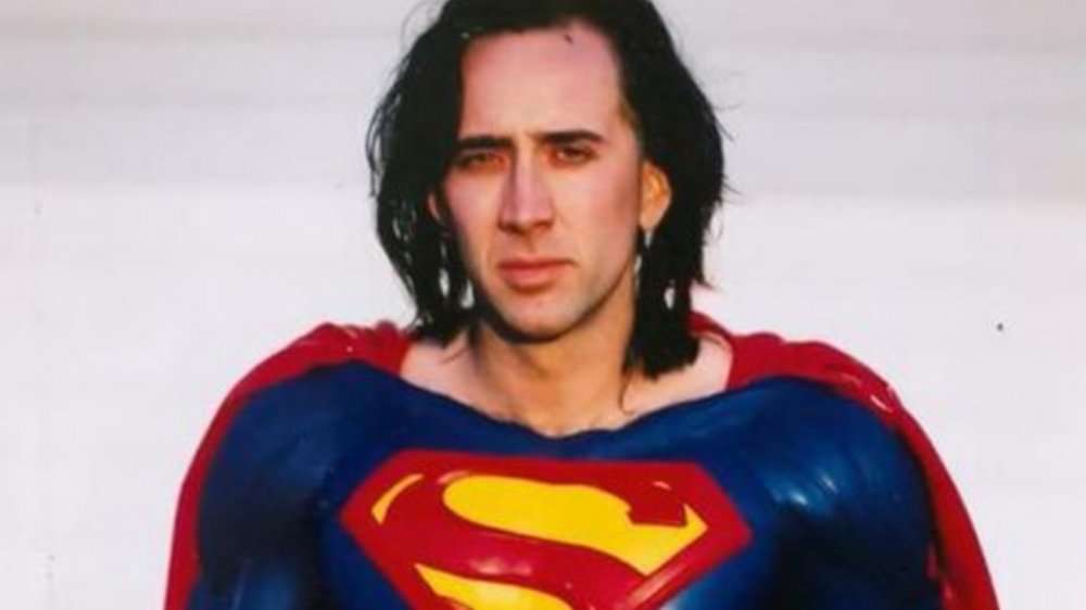 Nicolas Cage as Superman in Superman Lives