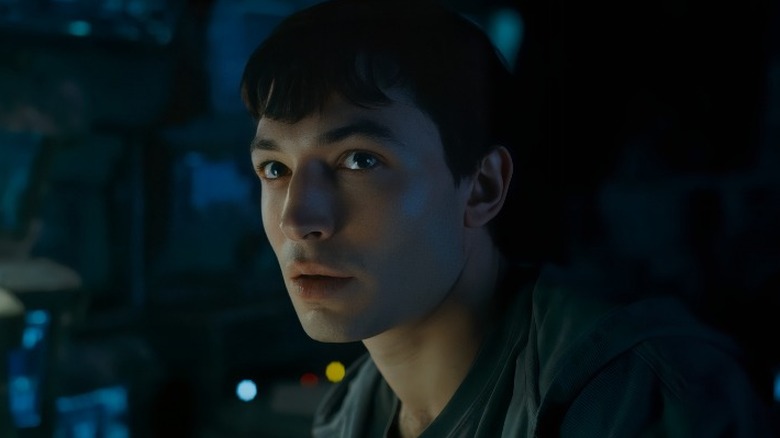 Ezra Miller looking stunned