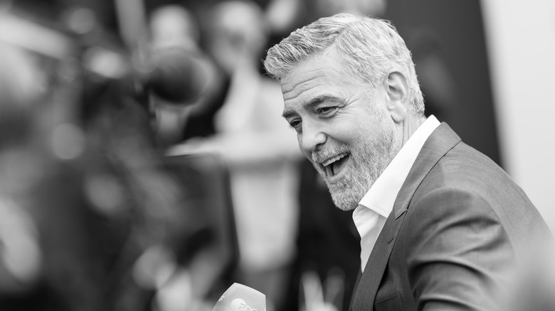 George Clooney smiling 