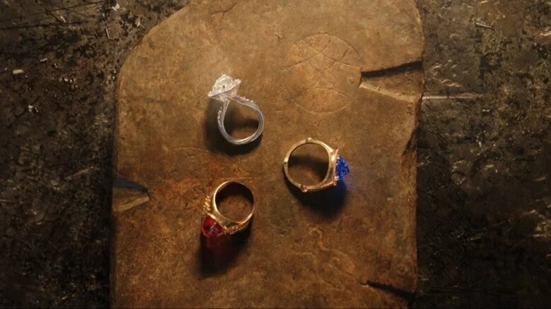 The Elven rings of power