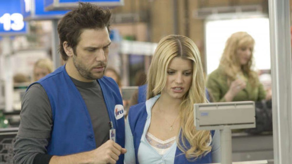 Dane Cook and Jessica Simpsons cash in on their fame in Employee of the Month