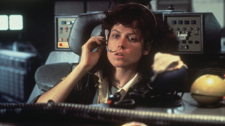 Ripley at the controls