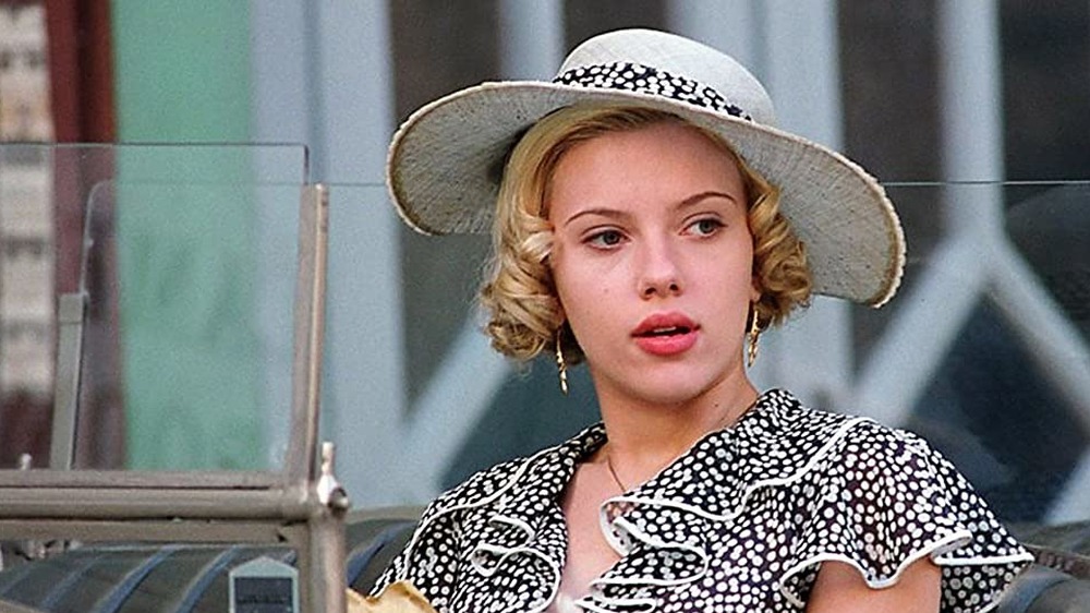 Scarlett Johansson wearing hat