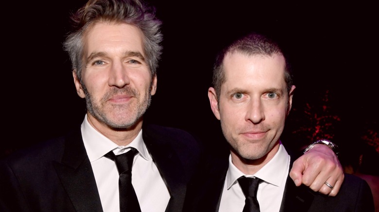 David Benioff and D.B. Weiss smiling