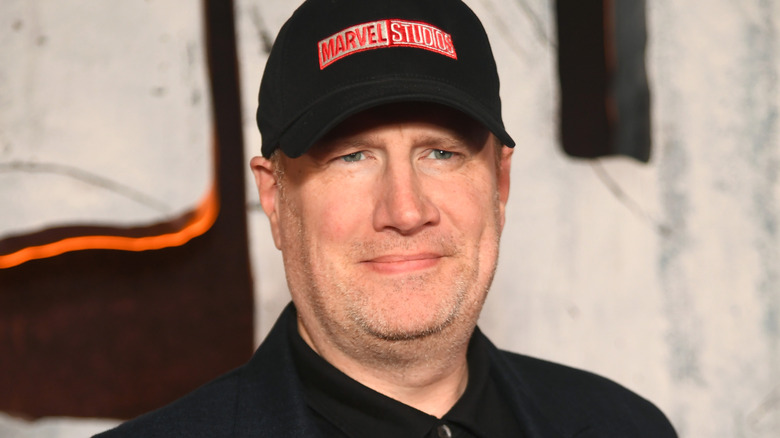 Kevin Feige in black hat