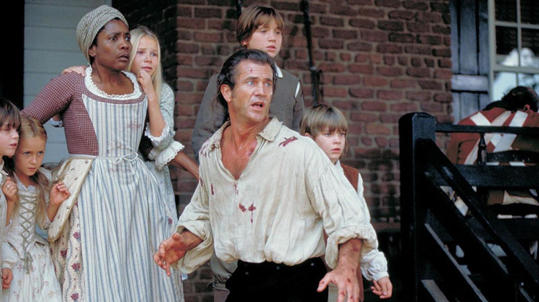 Benjamin Martin and family in The Patriot