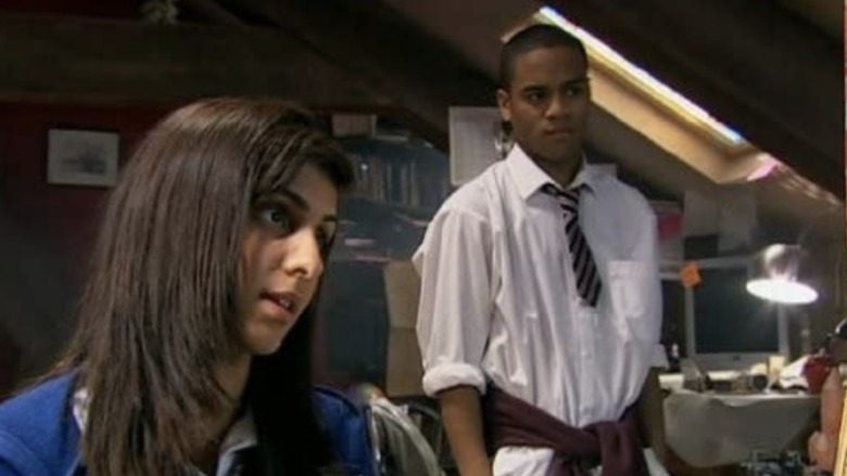 Daniel Anthony as Clyde and Anjli Mohindra as Rani in The Sarah Jane Adventures