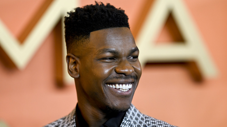 John Boyega smiling