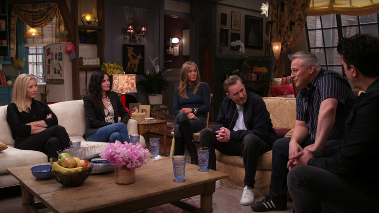 Jennifer Aniston, Courteney Cox, Lisa Kudrow, Matt LeBlanc, David Schwimmer, and Matthew Perry Friends Reunion