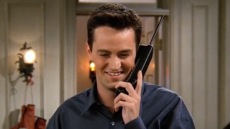 Chandler on the phone