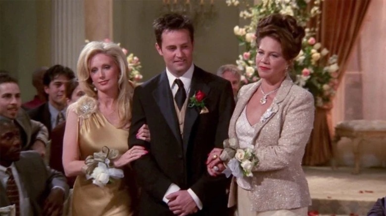 Nora, Chandler, and Charles at wedding