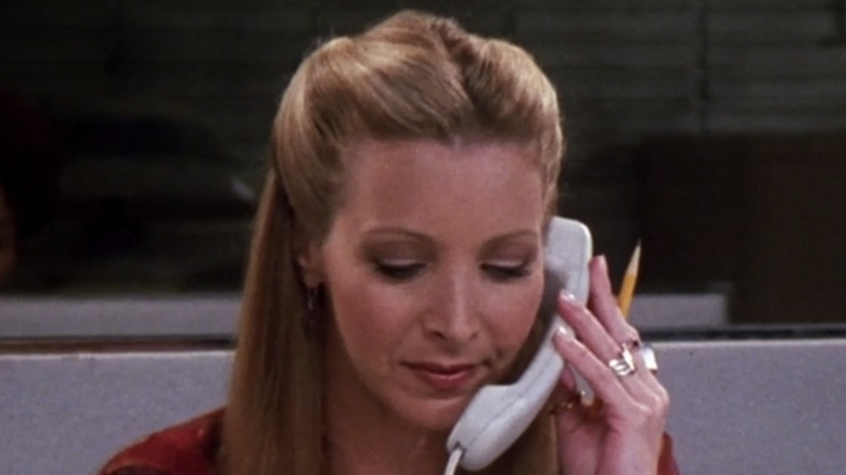 Phoebe Buffay on the phone