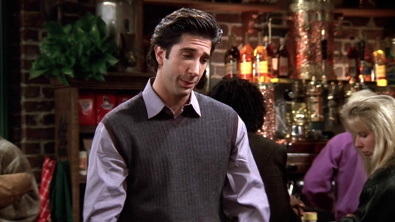 Ross looks sad on Friends