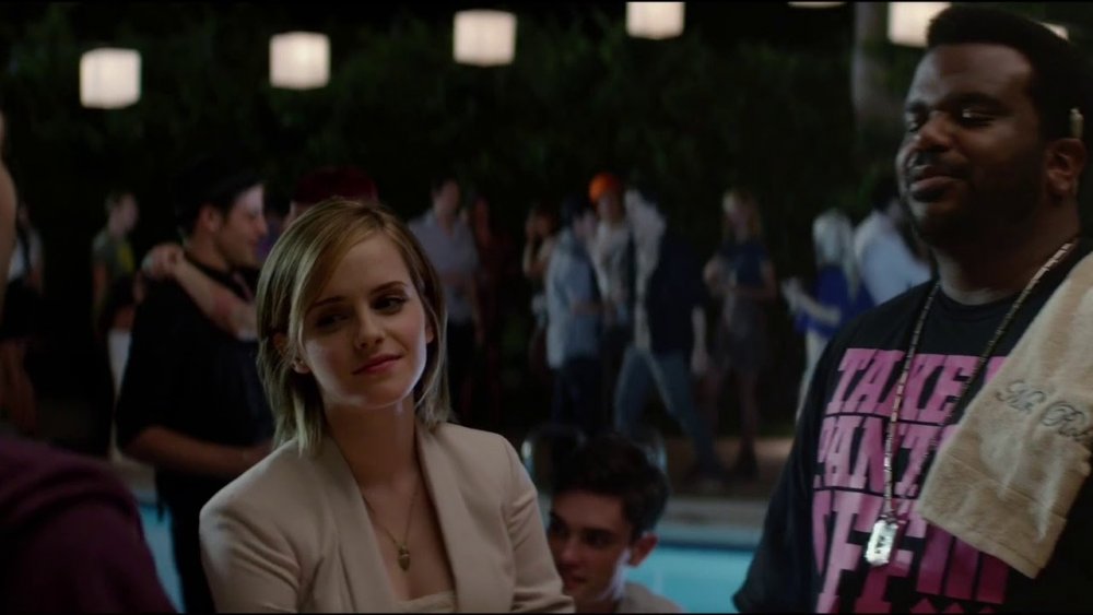 Emma Watson and Craig Robinson in This Is the End