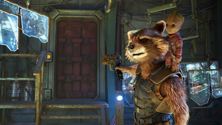 Rocket and Groot in Guardians of the Galaxy Vol. 2