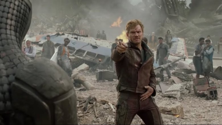 Scene from Guardians of the Galaxy