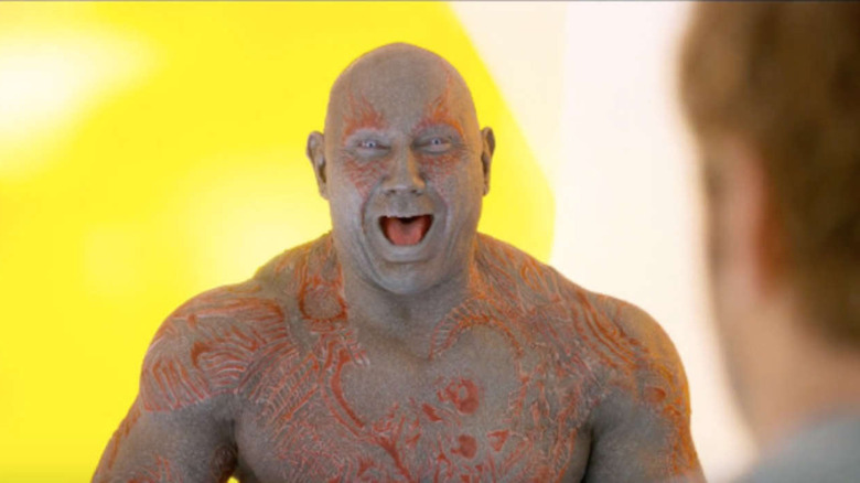 Drax laughs