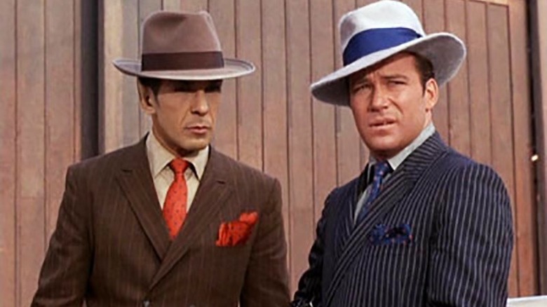 Spock and Kirk as mobsters